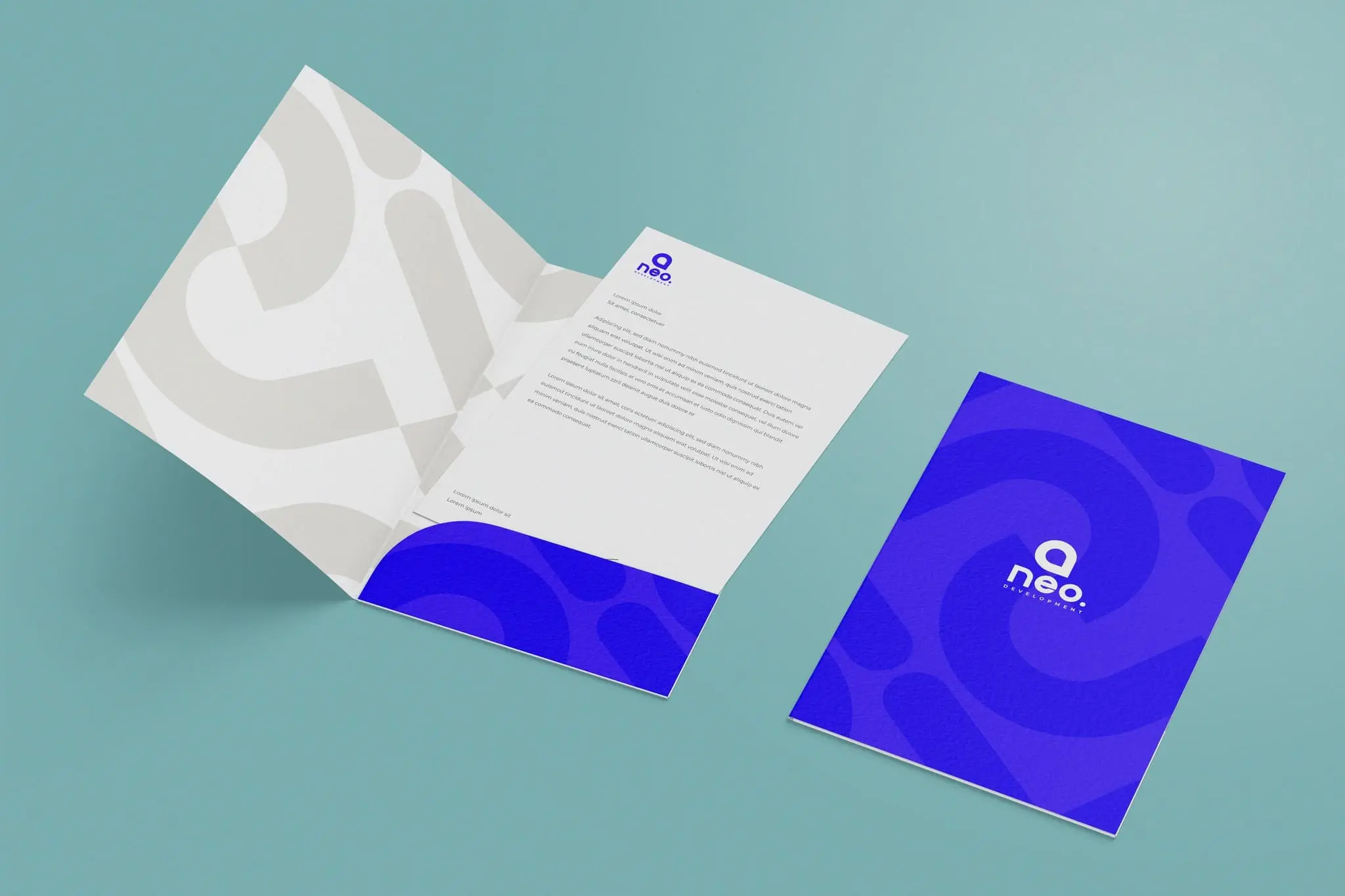 Papers with neo logo